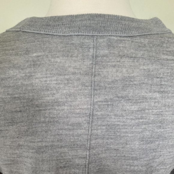 NWOT: CLUB MONACO Essential Crewneck Sweater, Grey, M/M - Picture 7 of 10